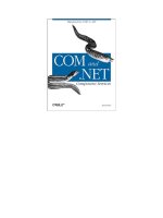 OReilly COM and dot NET component services sep 2001 ISBN 0596001037 pdf 