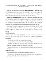 Quy trình  xây dựng và tổ chức các tour du lịch trong và ngoài nước 