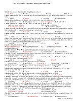 Đề kiểm tra học kì môn hóa học lớp 11 (10) 