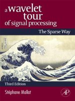 Academic press a wavelet tour of signal processing the sparse way 3rd edition dec 2008 ISBN 0123743702 pdf 