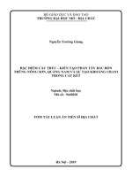 Đặc điểm cấu trúc   kiến tạo phần tây bắc bồn trũng nông sơn, quảng nam và sự tạo khoáng urani trong cát kết tt 