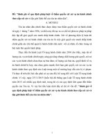 Đánh giá về quy định pháp luật về thẩm quyền xét xử vụ án hành chính theo cấp xét xử và địa giới lãnh thổ của tòa án nhân dân theo luật TTHC 2015