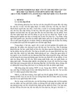 Một vài kinh nghiệm dạy học văn từ góc độ tiếp cận văn hoá tại trung tâm GDNN GDTX như thanh (qua ví dụ nghiên cứu, giảng dạy truyện kiều của nguyễn du) 