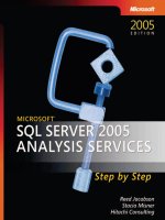 Microsoft press microsoft SQL server 2005 analysis services step by step apr 2006 ISBN 0735621993 pdf 