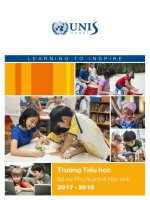 Sổ tay Phụ huynh & Học sinh Trường Tiểu học