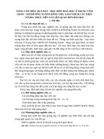 Nâng cao hiệu dạy học môn hoá học ở trung tâm GDNN GDTX bằng việc giải thích các hiện tượng thực tiễn liên quan đến bài học 