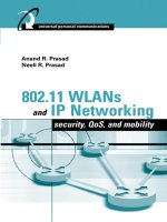 Artech house 802 dot 11 WLANs and IP networking security qos and mobility mar 2005 ISBN 1580537898 pdf 