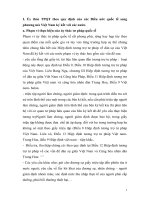 ủy thác tư pháp quốc tế theo các điều ước quốc tế song phương mà việt nam ký kết với các nước  thực tiễn thực hiện các hiệp định về vấn đề này  8,5đ 