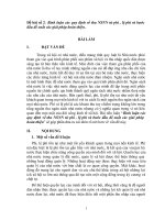 Tiểu luận học kì luật tài chính đề bài số 2 bình luận các quy định về thu NSNN từ phí , lệ phí và bước đầu đề xuất các giải pháp hoàn thiện  