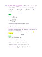 Ôn thi Toán THPT 2019 Bài Toán tiếp tuyền sự tiếp xúc