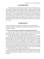 Bài tập học kỳ lao động đề 09 (9 điểm) hậu quả pháp lý của việc người sử dụng lao động đơn phương chấm dứt hợp đồng lao động trái pháp luật đối với ng 