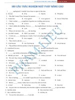 500 câu trắc nghiệm ngữ pháp nâng cao - cô Phạm Liễu- in