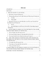 bài tập học kì thương mại 2 