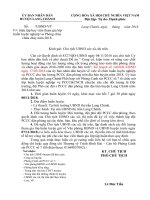 CÔNG văn TRIỆU tập lớp HUẤN LUYỆN