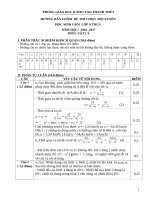 HDC thi HSG vật lí năm 2016 2017 