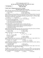 Đề thi HSG hóa 8 năm 2016 2017 