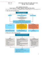 Quy trình lâm sàng chẩn đoán và điều trị Đái Tháo Đường Type 2_Bộ Y Tế