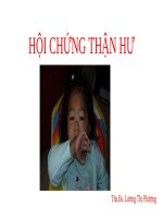 HỘI CHỨNG THẬN hư 2019 hay
