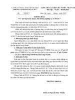 Thông báo mở lớp huấn luyện 