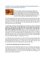 Sự cần thiết áp dụng pháp luật nước ngoài để giải quyết vụ việc dân sự có yếu tố nước ngoài ở việt nam 