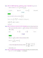 Ôn thi Toán THPT 2019 Giá trị lớn nhất và giá trị nhỏ nhất của hàm số