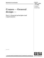 BS EN 13001 1 2004 + a1 2009