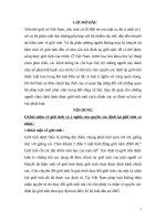 Hoàn thiện pháp luật về vấn đề quyền xác định lại giới tính của cá nhân 