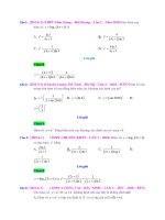 Ôn thi Toán THPT 2019 Hàm số Mũ và hàm số Logarit
