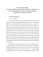 Báo cáo đánh giá tác động của dự thảo nghị định quy định chi tiết một số điều của luật hải quan về thủ tục hải quan điện tử đối với hàng hóa xuất khẩu 