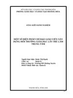 Một số biện pháp chỉ đạo giáo viên xây dựng môi trường giáo dục lấy trẻ làm trung tâm (2) 