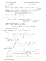 Dap an de thi thu so 01 