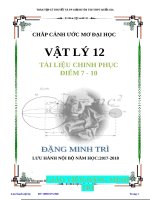 chủ đề 6 7 đồ thị dao động và thí nghiệm