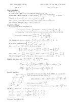 Dap an de thi thu so 04 