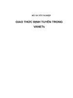 GIAO THỨC ĐỊNH TUYẾN TRONG VANETs (có code) 