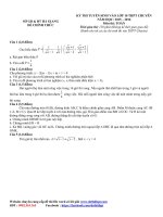 15  đề thi chính thức vào 10 môn toán   THPT chuyên hà giang năm 2015   2016 (có lời giải chi tiết) 