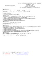 12  đề thi chính thức vào 10 môn toán   hệ chung   THPT chuyên thái bình năm 2014   2015 (có lời giải chi tiết) 