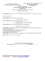 10  đề thi chính thức vào 10 môn toán   hệ chuyên   THPT chuyên ĐHSP HN năm 2014   2015 (có lời giải chi tiết) 