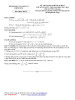 15 DE VA HDC TS10 THPT CHUYÊN hải DƯƠNG 2015   2016 