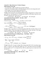 TỔNG ôn môn HOÁ ôn THI THPT QUỐC GIA THEO CHUYÊN đề (15) 