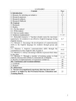 Một số phương pháp nâng cao khả năng giao tiếp bằng ngôn ngữ tiếng anh lớp 4 ở trường tiểu học 