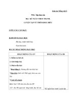 Giáo án Tiếng Việt 2 tuần 7 bài: Tập làm văn  Kể ngắn theo tranh. Luyện tập về thời khóa biểu