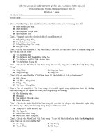 Đề thi tốt nghiệp THPT 2019 (7) 