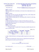 De thi HSG cap truong dia li 8