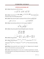 ĐỀ THI vào 10 TỈNH THÁI NGUYÊN từ năm 2006   2018 