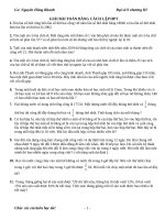 GIẢI bài TOÁN BẰNG CÁCH lập HPT 