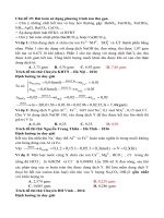 TỔNG ôn môn HOÁ ôn THI THPT QUỐC GIA THEO CHUYÊN đề (17) 