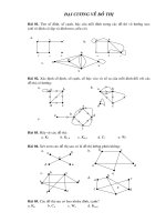 BÀI TẬP VỀ ĐỒ THỊ  ĐƯỜNG ĐITRONG TOÁN RỜI RẠC  CẤU TRÚC RỜI RẠC