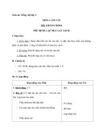 Giáo án Tiếng Việt 2 tuần 6 bài: Tập làm văn  Khẳng định, phủ định. Luyện tập về mục lục sách