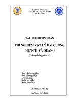 TÀI LIỆU HƯỚNG DẪN THÍ NGHIỆM VẬT LÝ ĐẠI CƯƠNG ĐIỆN-TỪ VÀ QUANG