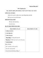 Giáo án Tiếng Việt 2 tuần 6 bài: Tập làm văn  Khẳng định, phủ định. Luyện tập về mục lục sách